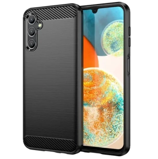 Silikonové pouzdro Coolcase Carbon na mobil Samsung Galaxy S23 FE Černé