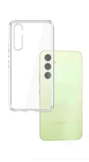 Silikonové pouzdro Coolcase Ultra Thin 0,5 mm na mobil Samsung Galaxy S23 FE Čiré