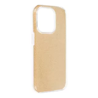 Třpytivé pouzdro Coolcase Shining na mobil Apple iPhone 15 Pro Gold