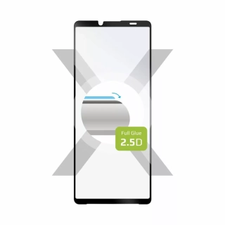 Ochranné sklo FIXED Full-Cover pro Sony Xperia 10 V na celou plochu displeje - černý rámeček (8591680155606)
