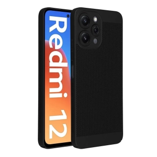 Plastové tvrdé pouzdro Coolcase Breezy na mobil Xiaomi Redmi 12 4G / 5G Černé