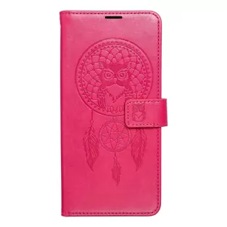 Flipové pouzdro Coolcase Mezzo na mobil Samsung Galaxy S23 FE - Magenta lapač snů