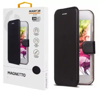 Flipové pouzdro ALIGATOR Magnetto Černé na mobil Samsung Galaxy S24 Plus