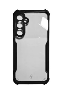 Pevné odolné pouzdro ALIGATOR BUMPERZZ na mobil Samsung Galaxy S23 FE Čiré - černé