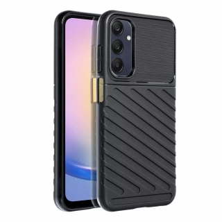 Odolnější gumové pouzdro Armored Thunder - Samsung Galaxy A05s Černé