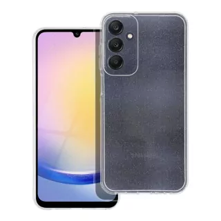 Pevné silikonové pouzdro 2mm BLINK na mobil Samsung Galaxy A25 5G Třpytkové čiré