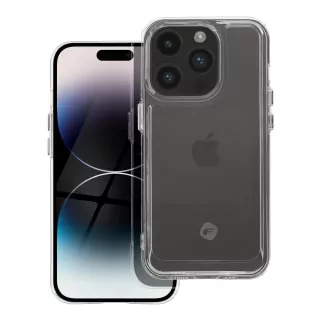 Prémiový silikonový kryt FORCELL F-PROTECT Clear Case na mobil Apple iPhone 14 Pro - čirý