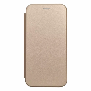 Otevírací flipové pouzdro Coolcase Elegance na mobil Samsung Galaxy A55 5G zlatavé
