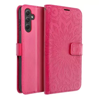 Flipové pouzdro Coolcase Mezzo na mobil Samsung Galaxy S24 Plus - Magenta mandala