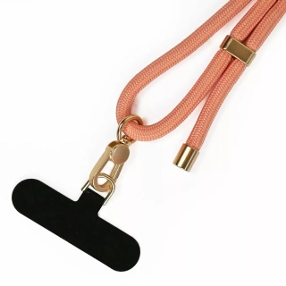 Univerzální dlouhý popruh / šňůrka Crossbody iSaprio přes rameno nebo kolem krku - lososová
