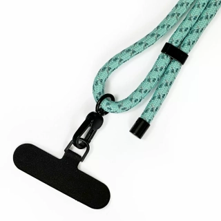 Univerzální dlouhý popruh / šňůrka Crossbody iSaprio přes rameno nebo kolem krku - tyrkysová