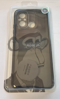 Silikonové pouzdro COOLCASE BOX PREMIUM 1,5mm na mobil Xiaomi Redmi 12C - Tmavé transparentní