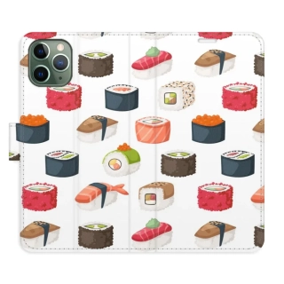 Flip pouzdro iSaprio s kapsičkami na karty - SUSHI pro mobil Apple iPhone 11 Pro - VÝPRODEJ