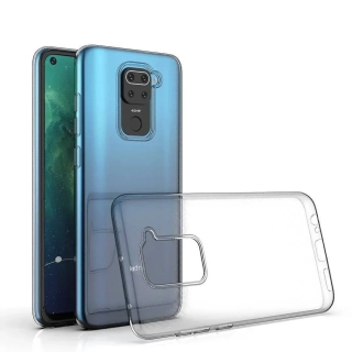 Silikonové pouzdro Coolcase Ultra Thin 0,5 mm na mobil Xiaomi Redmi Note 9 Pro / Note 9S Čiré