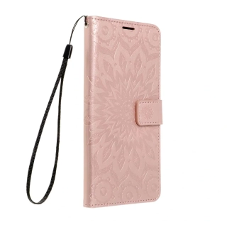 Knížkové flip pouzdro Coolcase Mezzo na mobil Xiaomi Redmi Note 13 4G - Růžová mandala
