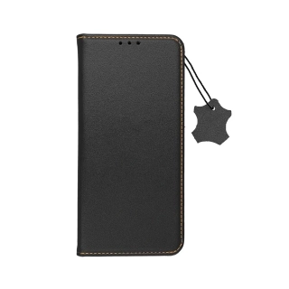 Elegantní kožené flip pouzdro Forcell Leather na mobil Xiaomi Redmi Note 13 Pro 4G / Poco M6 Pro 4G - černé