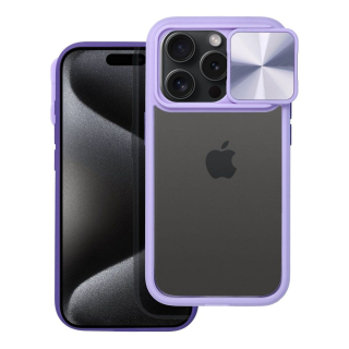 Silikonové pouzdro SLIDER Case s krytkou fotoaparátu - Samsung Galaxy A05s Fialové
