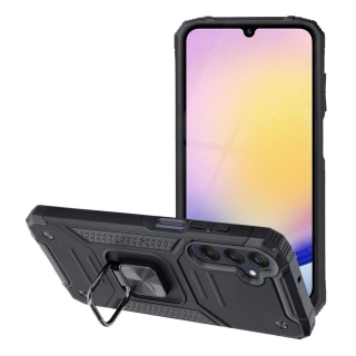 Hybridní pouzdro Coolcase Nitro - Samsung Galaxy S23 FE černé odolné se stojánkem