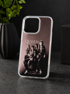 Silikonové lesklé pouzdro - Apple iPhone 15 Pro Max - Head Case - Queen - Skupina - VÝPRODEJ