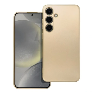 Silikonové pouzdro METALLIC pro Samsung Galaxy A15 / A15 5G - Zlatavé