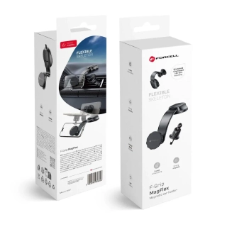 Magnetický držák do auta FORCELL F-Grip MagFlex na sklo / palubní desku / do mřížky pro mobil