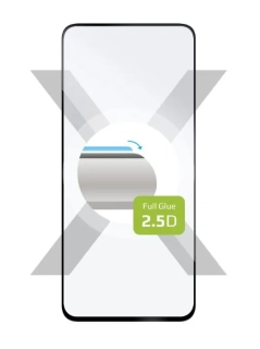 Ochranné tvrzené sklo Fixed pro Motorola Moto G24 / Moto G04 na celý displej, černé (8591680165537)