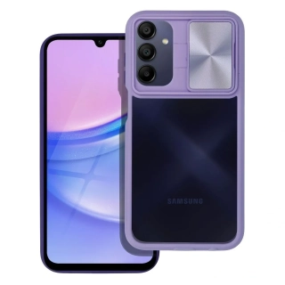 Pouzdro Coolcase Camslider na Samsung Galaxy A25 5G Fialové s ochranou kamerek