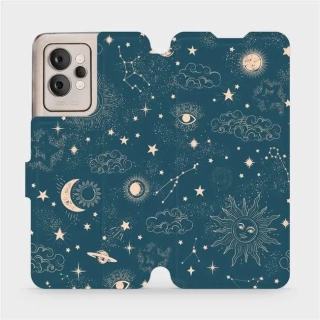 Knížkové flip pouzdro Mobiwear - Realme GT 2 Pro - VP14S Magický vesmír - VÝPRODEJ