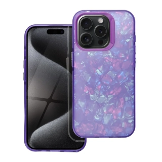 Pouzdro Coolcase TUTTI FRUTTI - Apple iPhone 15 Pro - fialové