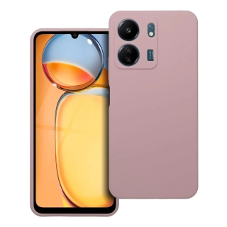 Silikonové pouzdro Coolcase SILICONE 2mm - Xiaomi Redmi 13C / Poco C65 Pískově růžové