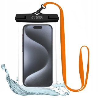 Vodotěsný obal Tech-Protect UWC7 – do 6,9", oranžový