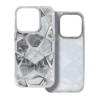 Pouzdro Coolcase TWINKI - Apple iPhone 16 - stříbrné