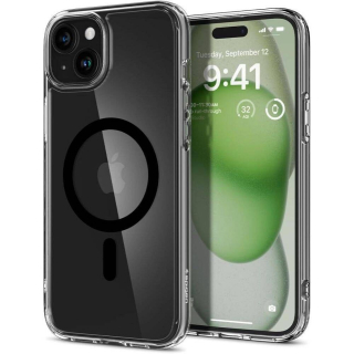 Odolnější pouzdro SPIGEN Ultra Hybrid Mag s MagSafe - Apple iPhone 16 - Black