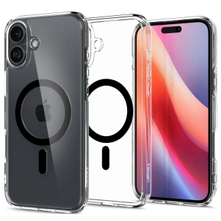 Odolnější pouzdro SPIGEN Ultra Hybrid Mag s MagSafe - Apple iPhone 16 Plus - Black