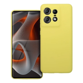 Silikonové pouzdro Coolcase SILICONE 2mm - Motorola Edge 50 Pro - Šťavňatě žluté