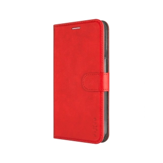 Knížkové flip pouzdro Fixed Opus - Apple iPhone 16 Pro, červené