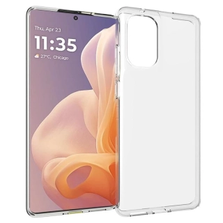 Silikonové pouzdro Coolcase Ultra Thin 0,5 mm na mobil Motorola Moto G85 5G Čiré