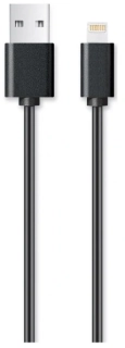 Datový kabel ALIGATOR s konektorem Lightning / USB, 1m, černý