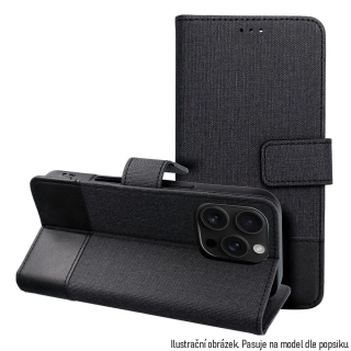 Knížkové flip pouzdro - Samsung Galaxy A55 5G - COOLCASE GOMMA BOOK - černé