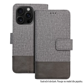 Knížkové flip pouzdro - Samsung Galaxy A50 - COOLCASE GOMMA BOOK - šedé