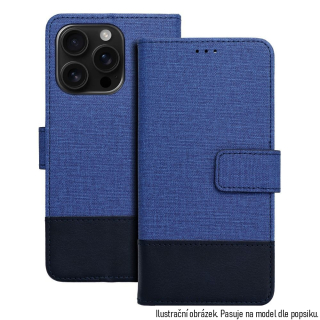 Knížkové flip pouzdro - Samsung Galaxy A25 5G - COOLCASE GOMMA BOOK - modré