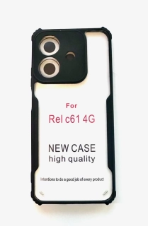 Odolnější pouzdro Anti-Drop pro Realme C61 - Černé