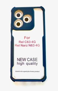 Odolnější pouzdro Anti-Drop pro Realme C63 - Modré