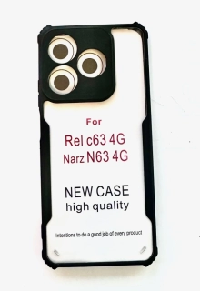 Odolnější pouzdro Anti-Drop pro Realme C63 - Černé