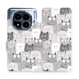 Flipové pouzdro Mobiwear - Xiaomi Redmi Note 14 Pro 5G - M099P Kočičky