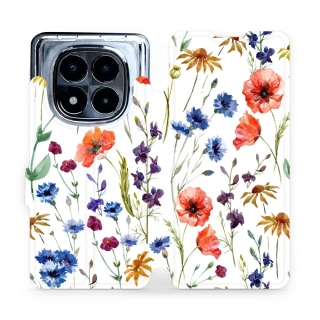 Flipové pouzdro Mobiwear - Xiaomi Redmi Note 14 Pro 5G - MP04S Luční kvítí
