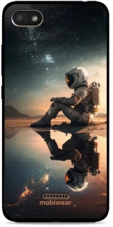 Lesklý kryt Mobiwear Glossy - Xiaomi Redmi 6A - G003G Astronaut na samotce - VÝPRODEJ