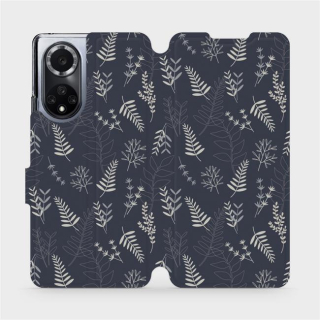 Knížkové flip pouzdro Mobiwear - Huawei Nova 9 - VP15S Kapradiny - VÝPRODEJ