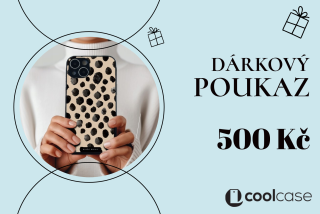 Elektronický dárkový poukaz k nákupu na Coolcase.cz v hodnotě 500 Kč