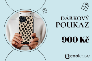 Elektronický dárkový poukaz k nákupu na Coolcase.cz v hodnotě 900 Kč